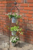 Three Tiered Metal Plant Stand